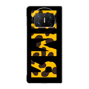 Пластиковый чехол на Huawei Mate X3 с принтом ИМЯ