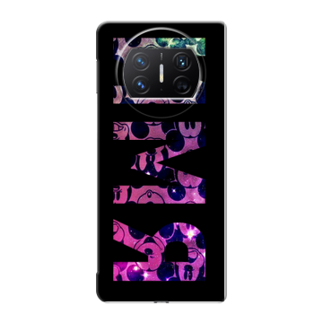 Пластиковый чехол на Huawei Mate X3 с принтом ИМЯ