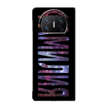 Пластиковый чехол на Huawei Mate X3 с принтом ФАМИЛИЯ