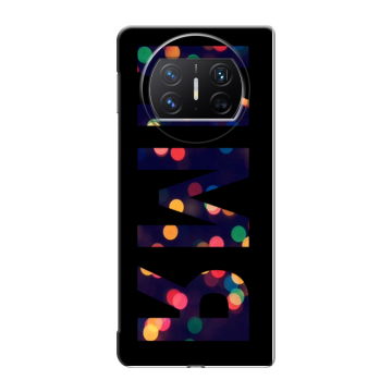 Пластиковый чехол на Huawei Mate X3 с принтом ИМЯ