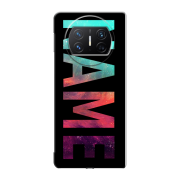 Пластиковый чехол на Huawei Mate X3 с принтом NAME
