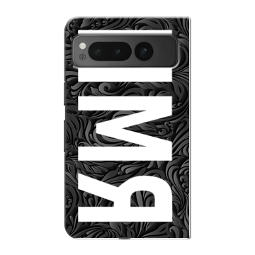 Пластиковый чехол на Google Pixel Fold с принтом ИМЯ