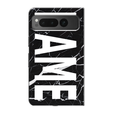 Пластиковый чехол на Google Pixel Fold с принтом NAME