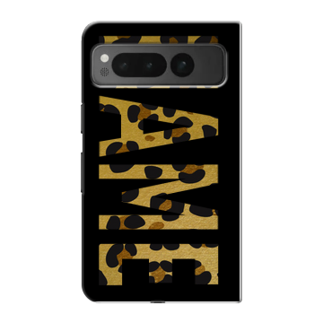 Пластиковый чехол на Google Pixel Fold с принтом NAME
