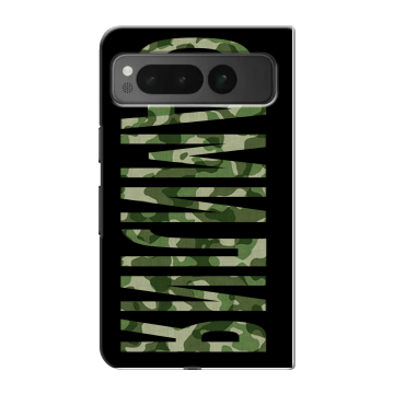 Пластиковый чехол на Google Pixel Fold с принтом ФАМИЛИЯ