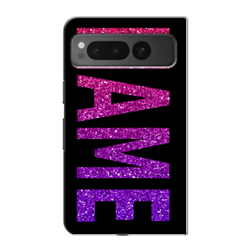 Пластиковый чехол на Google Pixel Fold с принтом NAME