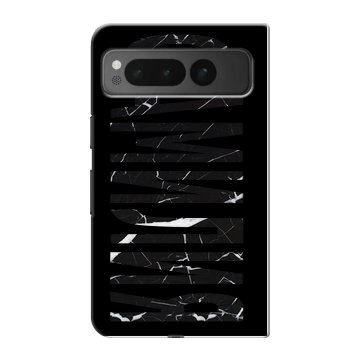 Пластиковый чехол на Google Pixel Fold с принтом ФАМИЛИЯ