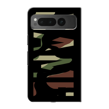 Пластиковый чехол на Google Pixel Fold с принтом NAME