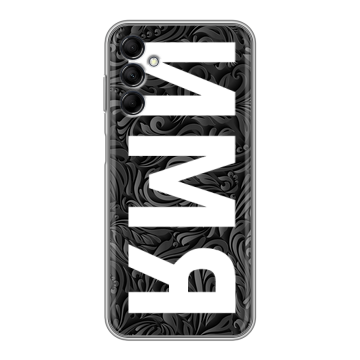 Силиконовый чехол на Samsung Galaxy M14 5G с принтом ИМЯ