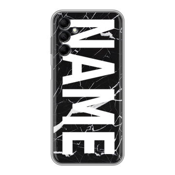 Силиконовый чехол на Samsung Galaxy M14 5G с принтом NAME