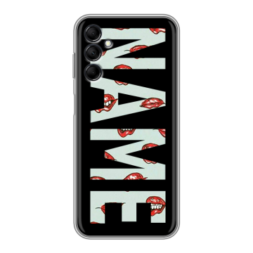 Силиконовый чехол на Samsung Galaxy M14 5G с принтом NAME