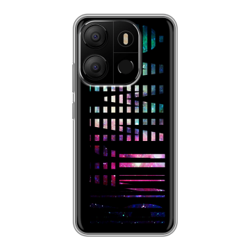 Силиконовый чехол на Tecno Pop 7 с принтом ФАМИЛИЯ
