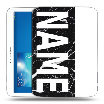 Силиконовый чехол на Samsung Galaxy Tab 3 10.1 с принтом NAME