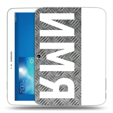 Силиконовый чехол на Samsung Galaxy Tab 3 10.1 с принтом ИМЯ
