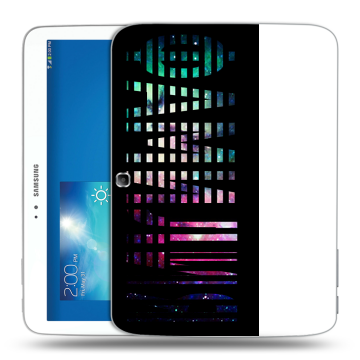 Силиконовый чехол на Samsung Galaxy Tab 3 10.1 с принтом ФАМИЛИЯ