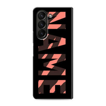 Пластиковый чехол на Samsung Galaxy Z Fold 5 с принтом NAME