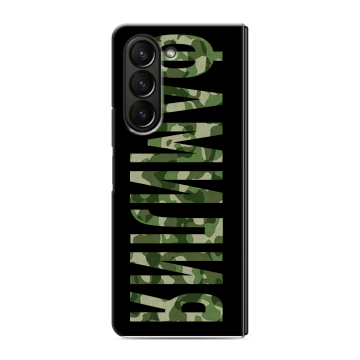 Пластиковый чехол на Samsung Galaxy Z Fold 5 с принтом ФАМИЛИЯ