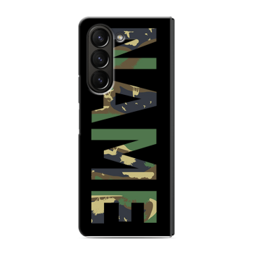 Пластиковый чехол на Samsung Galaxy Z Fold 5 с принтом NAME