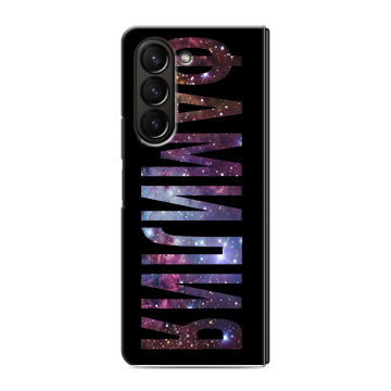 Пластиковый чехол на Samsung Galaxy Z Fold 5 с принтом ФАМИЛИЯ