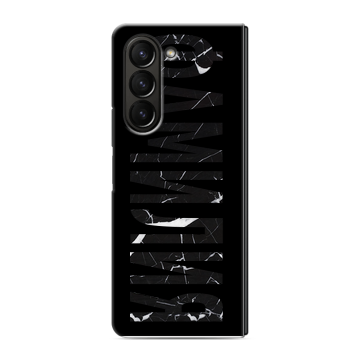 Пластиковый чехол на Samsung Galaxy Z Fold 5 с принтом ФАМИЛИЯ