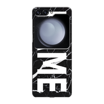 Пластиковый чехол на Samsung Galaxy Z Flip 5 с принтом NAME