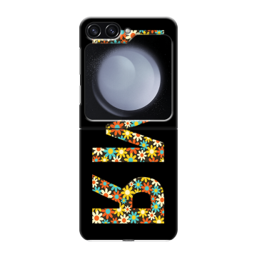 Пластиковый чехол на Samsung Galaxy Z Flip 5 с принтом ИМЯ