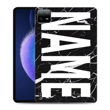 Силиконовый чехол на Xiaomi Pad 6 с принтом NAME