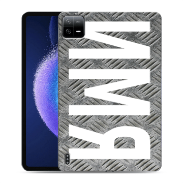 Силиконовый чехол на Xiaomi Pad 6 с принтом ИМЯ