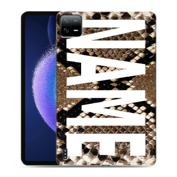 Силиконовый чехол на Xiaomi Pad 6 с принтом NAME