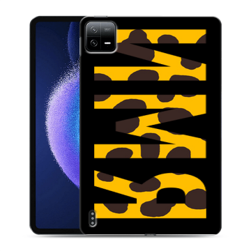 Силиконовый чехол на Xiaomi Pad 6 с принтом ИМЯ