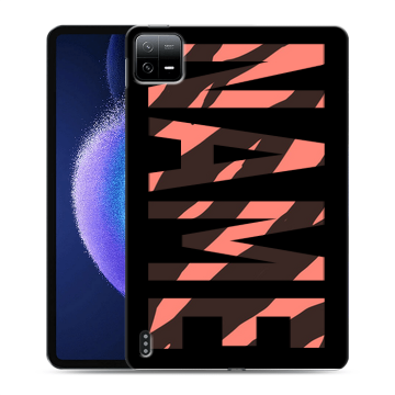 Силиконовый чехол на Xiaomi Pad 6 с принтом NAME