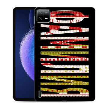 Силиконовый чехол на Xiaomi Pad 6 с принтом ФАМИЛИЯ