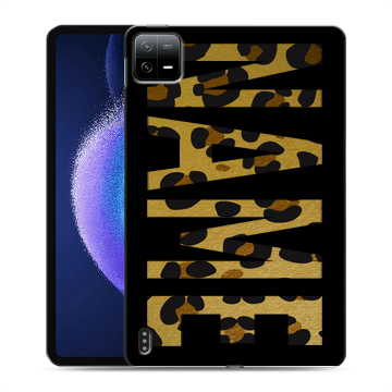 Силиконовый чехол на Xiaomi Pad 6 с принтом NAME