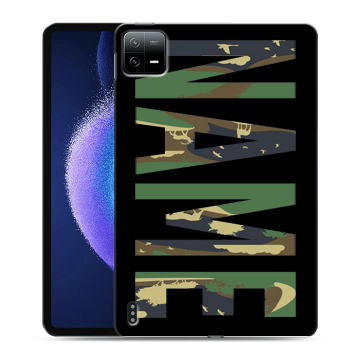 Силиконовый чехол на Xiaomi Pad 6 с принтом NAME