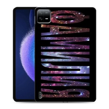 Силиконовый чехол на Xiaomi Pad 6 с принтом ФАМИЛИЯ