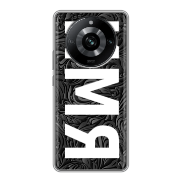 Силиконовый чехол на Realme 11 Pro с принтом ИМЯ