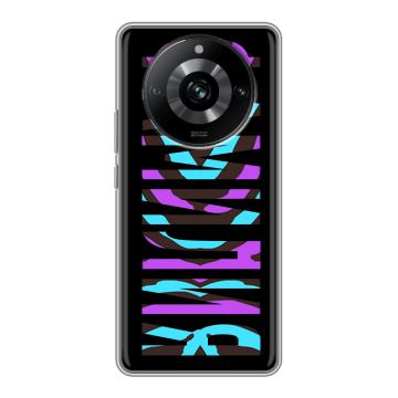 Силиконовый чехол на Realme 11 Pro с принтом ФАМИЛИЯ