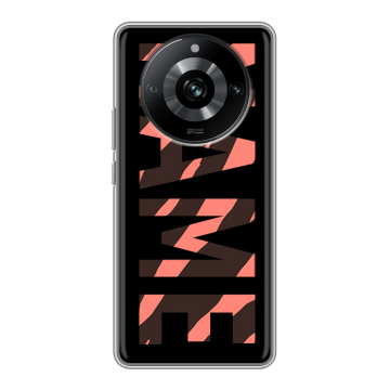Силиконовый чехол на Realme 11 Pro с принтом NAME