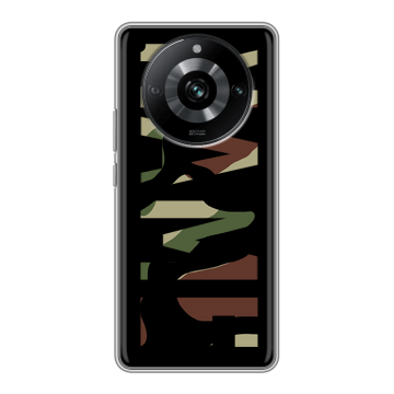 Силиконовый чехол на Realme 11 Pro с принтом NAME