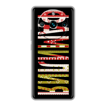 Силиконовый чехол на Realme 11 Pro Plus с принтом ФАМИЛИЯ