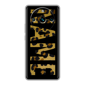 Силиконовый чехол на Realme 11 Pro Plus с принтом NAME