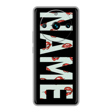 Силиконовый чехол на Realme 11 Pro Plus с принтом NAME