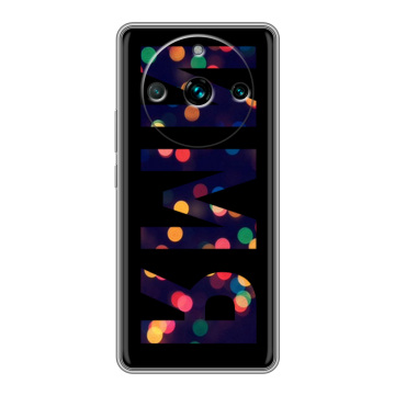 Силиконовый чехол на Realme 11 Pro Plus с принтом ИМЯ