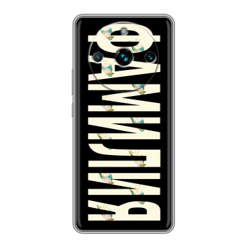 Силиконовый чехол на Realme 11 Pro Plus с принтом ФАМИЛИЯ
