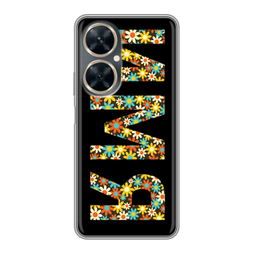 Силиконовый чехол на Huawei Nova 11i с принтом ИМЯ