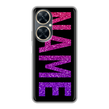 Силиконовый чехол на Huawei Nova 11i с принтом NAME