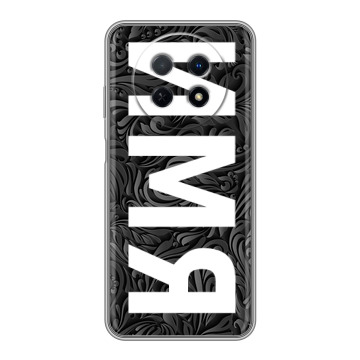Силиконовый чехол на Huawei Nova Y91 с принтом ИМЯ