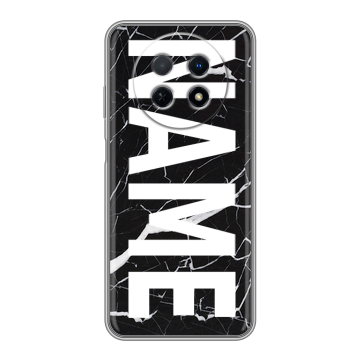 Силиконовый чехол на Huawei Nova Y91 с принтом NAME