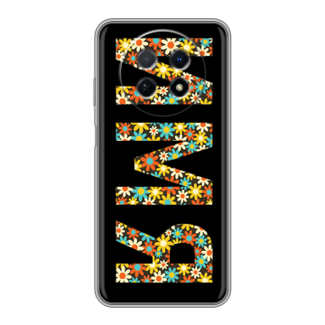 Силиконовый чехол на Huawei Nova Y91 с принтом ИМЯ