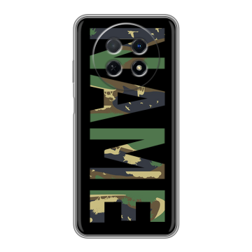 Силиконовый чехол на Huawei Nova Y91 с принтом NAME